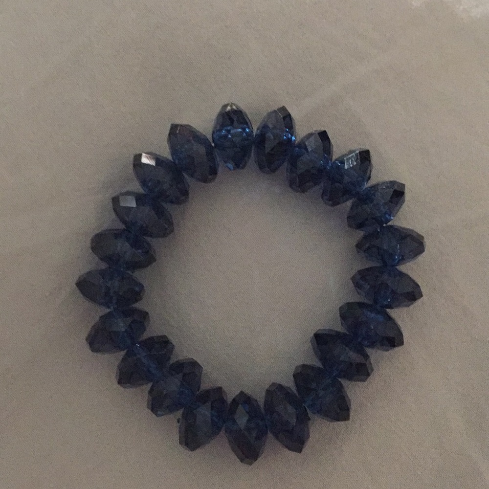 Blue Stretchy Bracelet